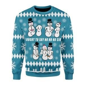 Save animals eat people bear 3D Christmas Sweater - Holiday Gift product image 5