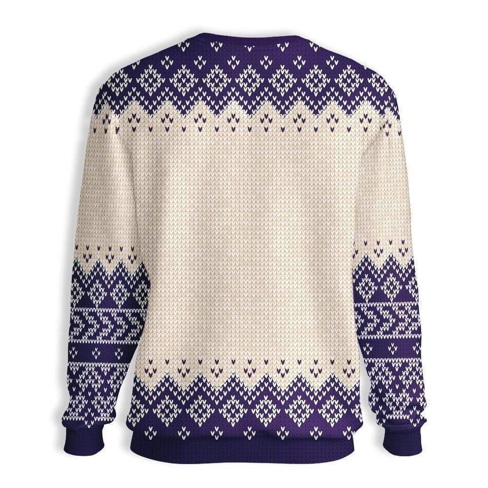 Purple Ribbon Fibromyalgia Awareness #H 3D Sweater - Gift Idea product image 2
