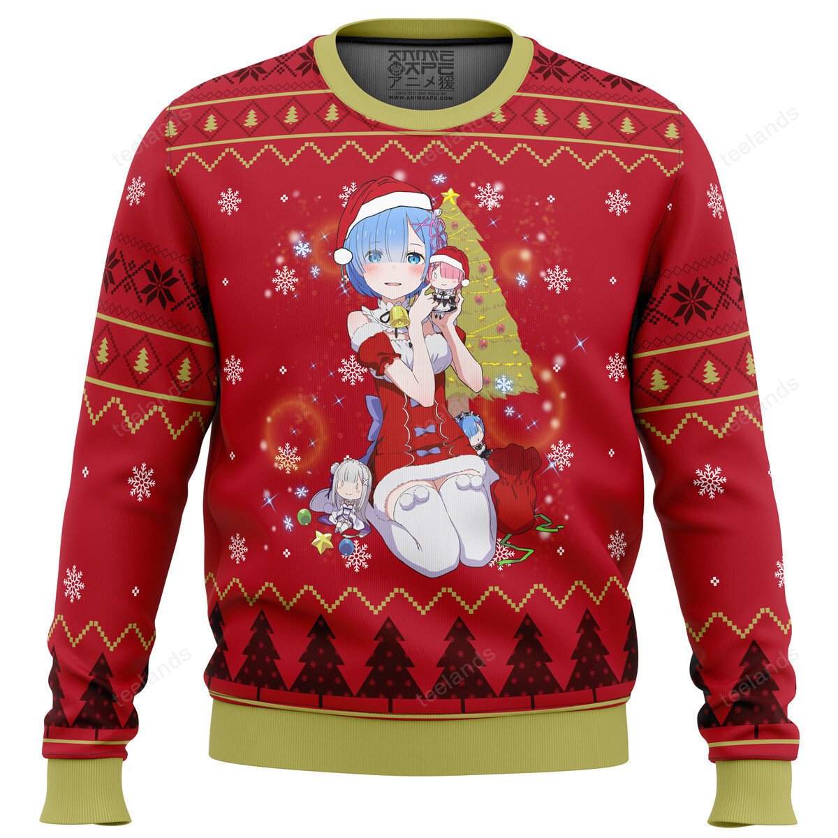 Cello pine tree 3D Christmas Sweater - Holiday Gift product image 5