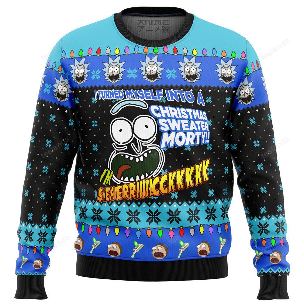 Josuke Higashikata jojo bizarre adventure 3D Christmas Sweater - Holiday Gift product image 5