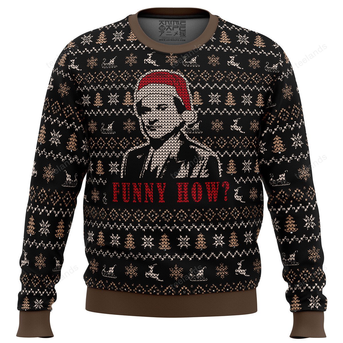Takumi Fujiwara 3D Christmas Sweater - Holiday Gift product image 5