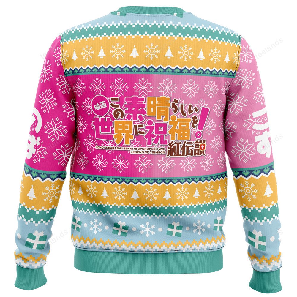 Konosuba 3D Christmas Sweater - Holiday Gift product image 4