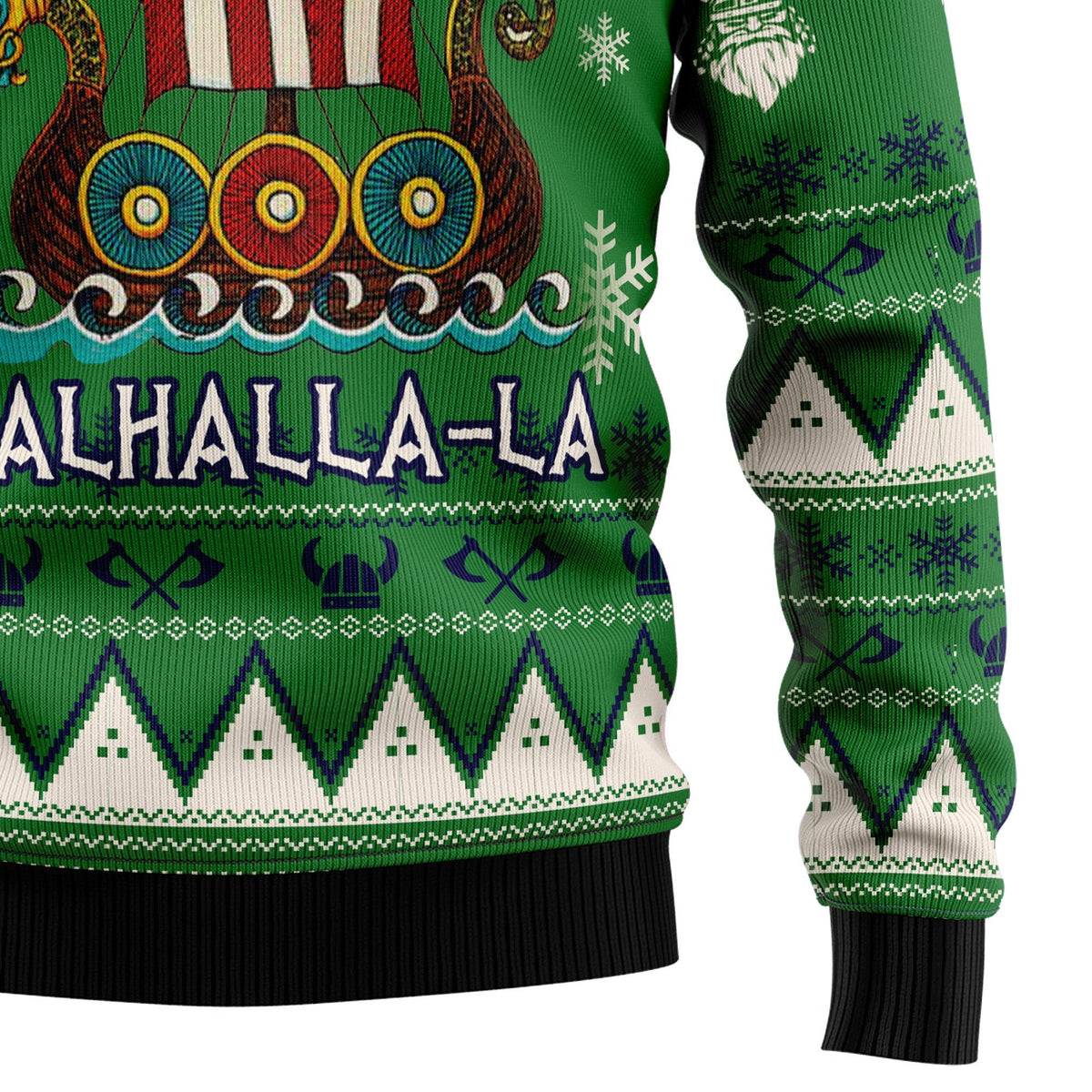 Falalalala valhallala 3D Christmas Sweater - Holiday Gift product image 4