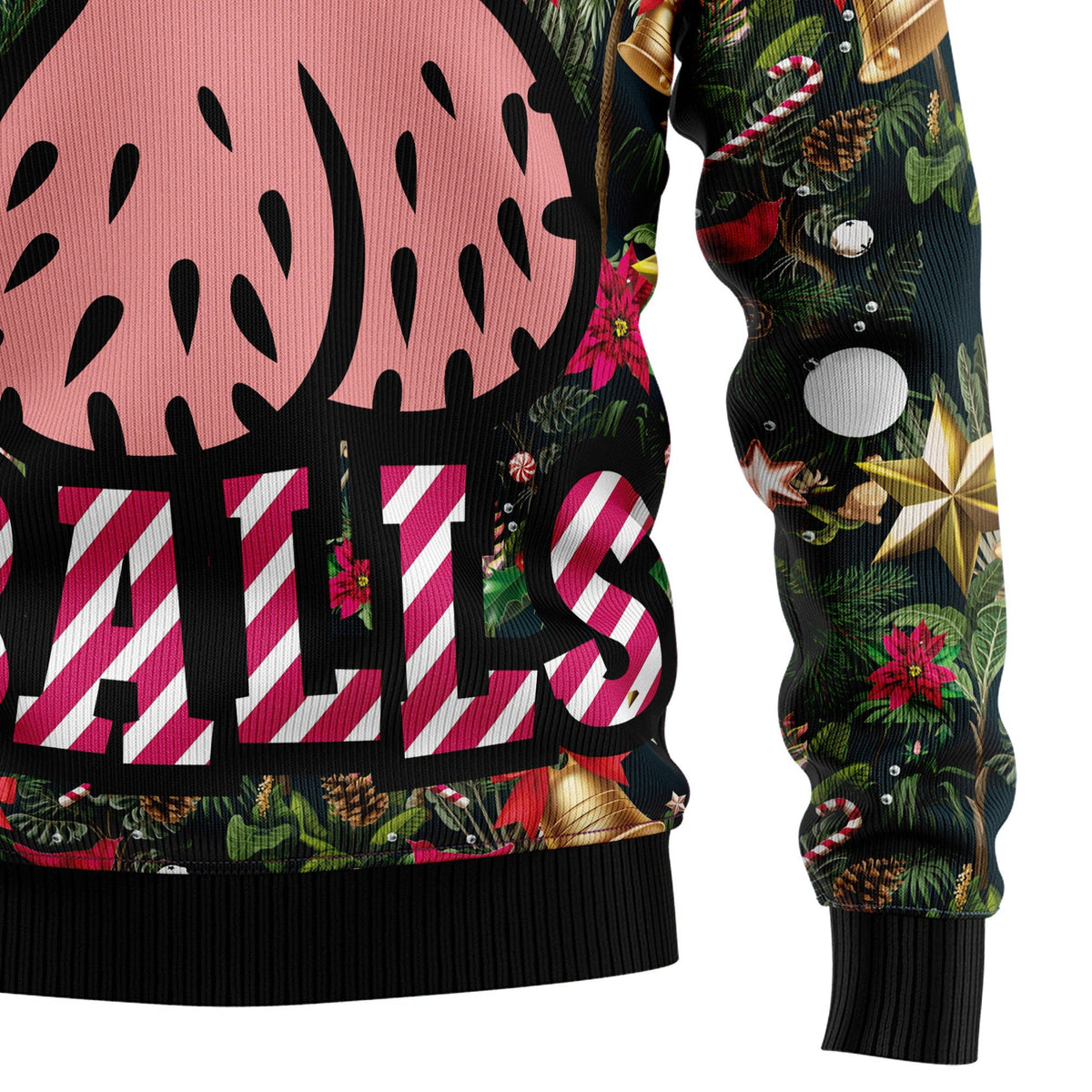 Jingle balls 3D Christmas Sweater - Holiday Gift product image 4