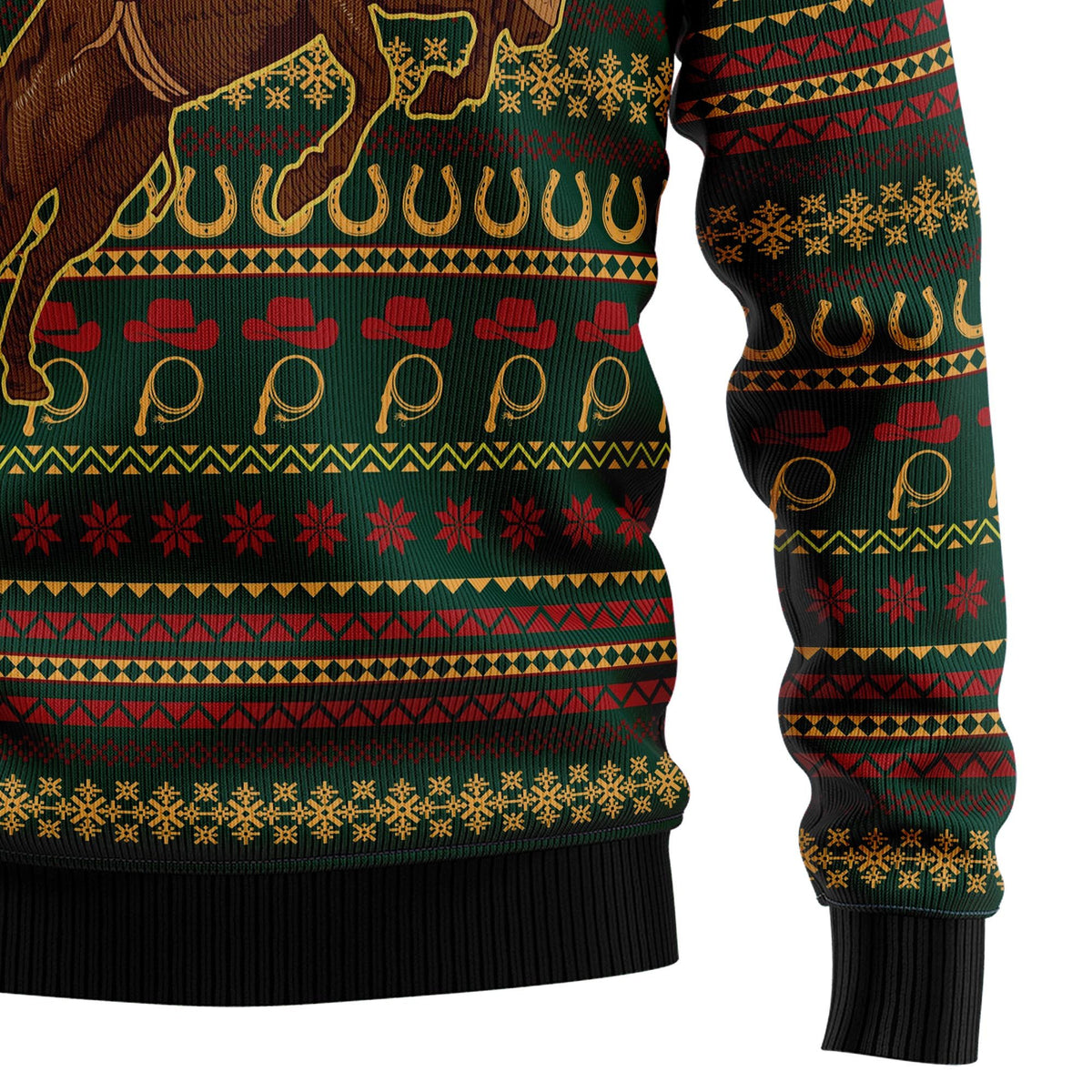 Amazing cowboy 3D Christmas Sweater - Holiday Gift product image 4