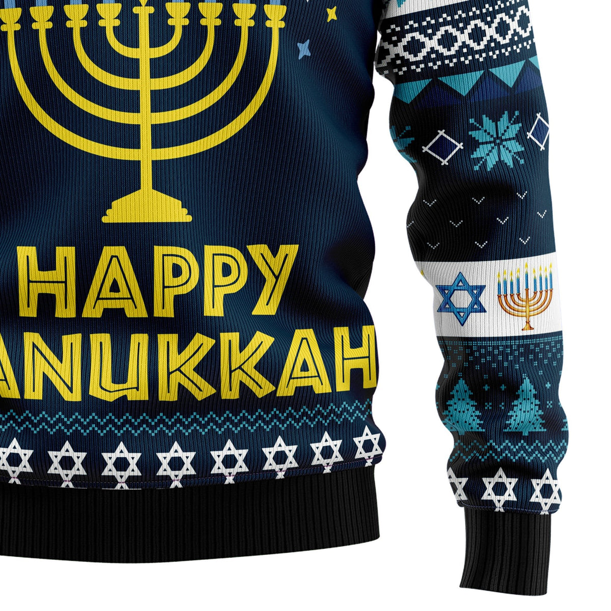Happy hanukkah 3D Christmas Sweater - Holiday Gift product image 4