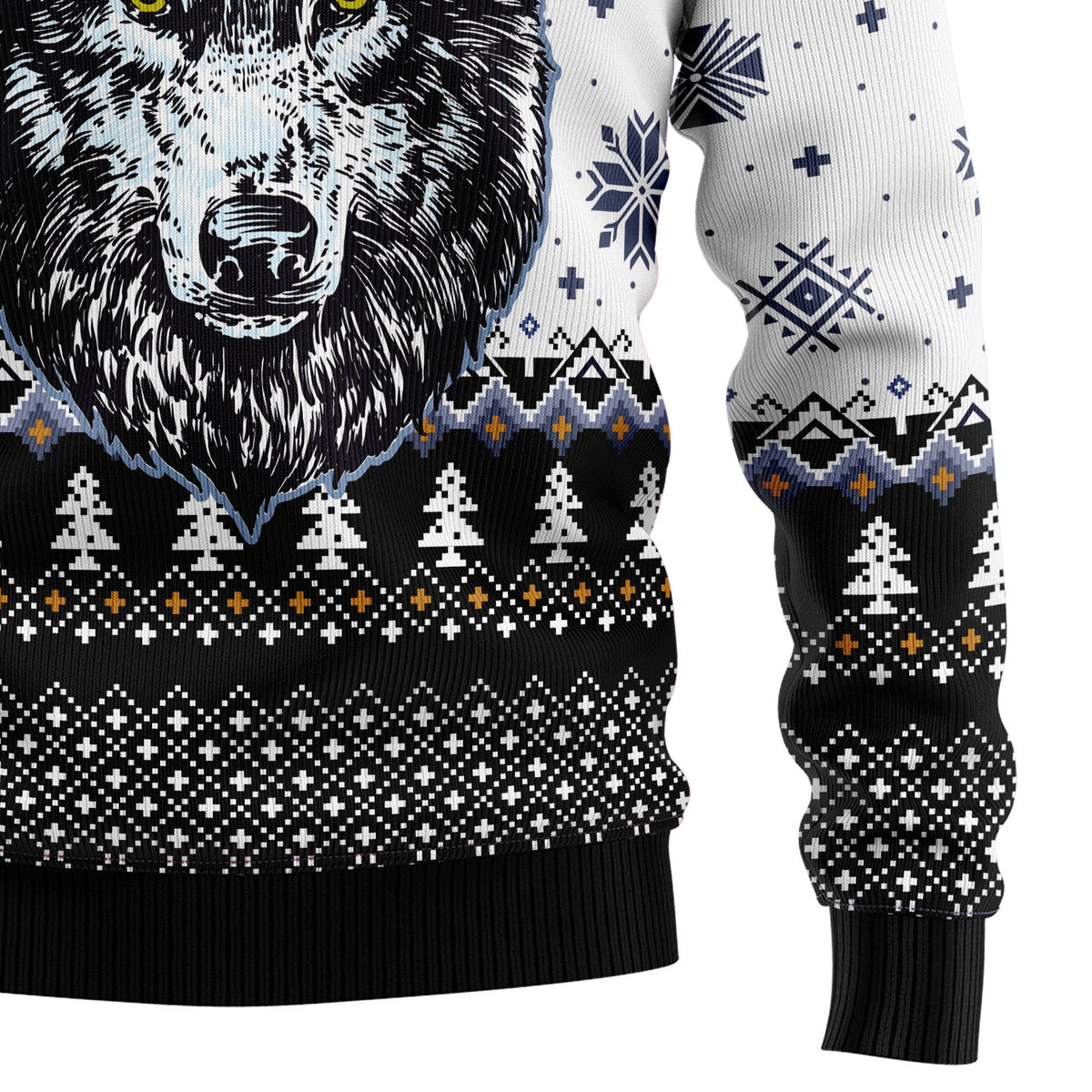 Wolf 3D Christmas Sweater - Holiday Gift product image 4
