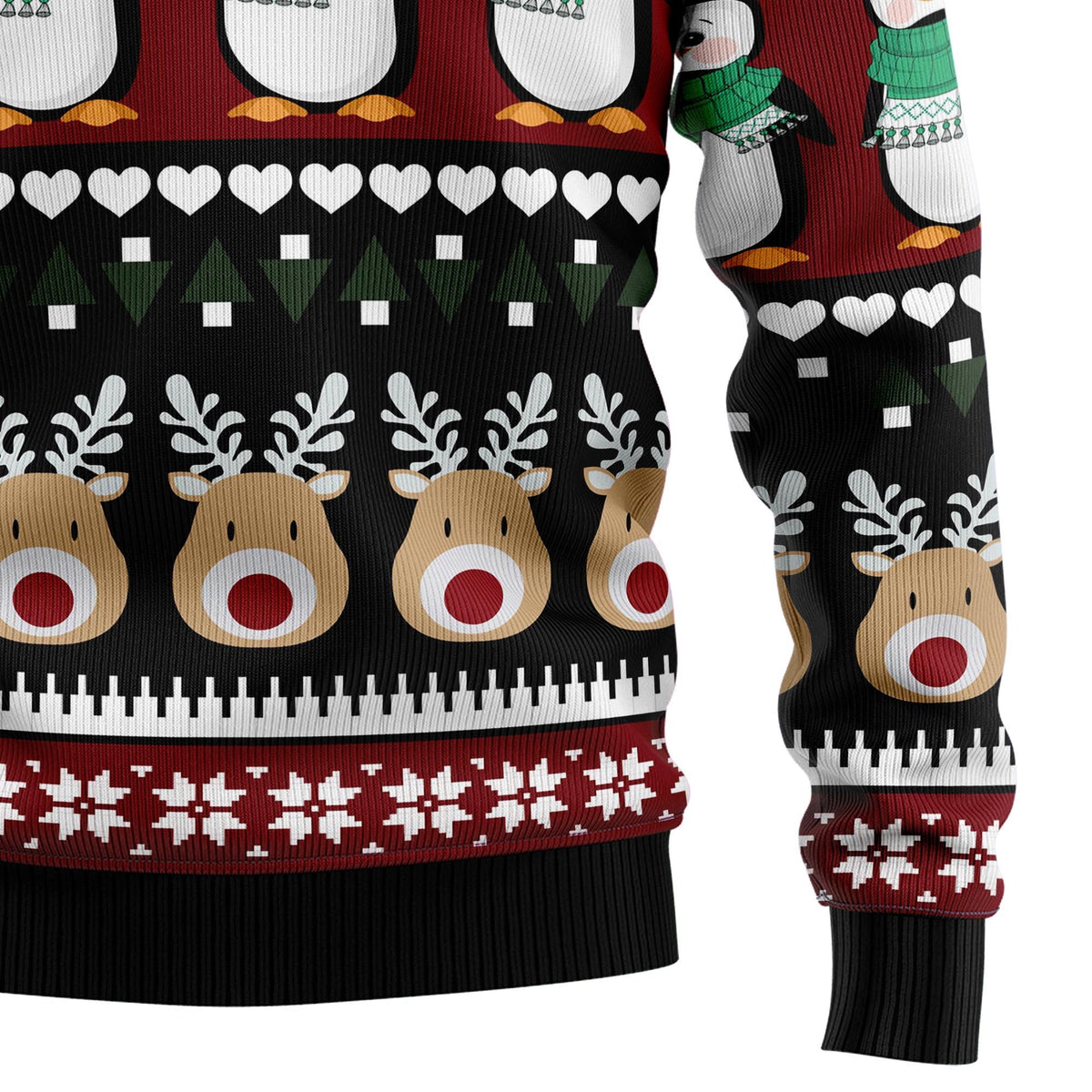 Penguin group 3D Christmas Sweater - Holiday Gift product image 4