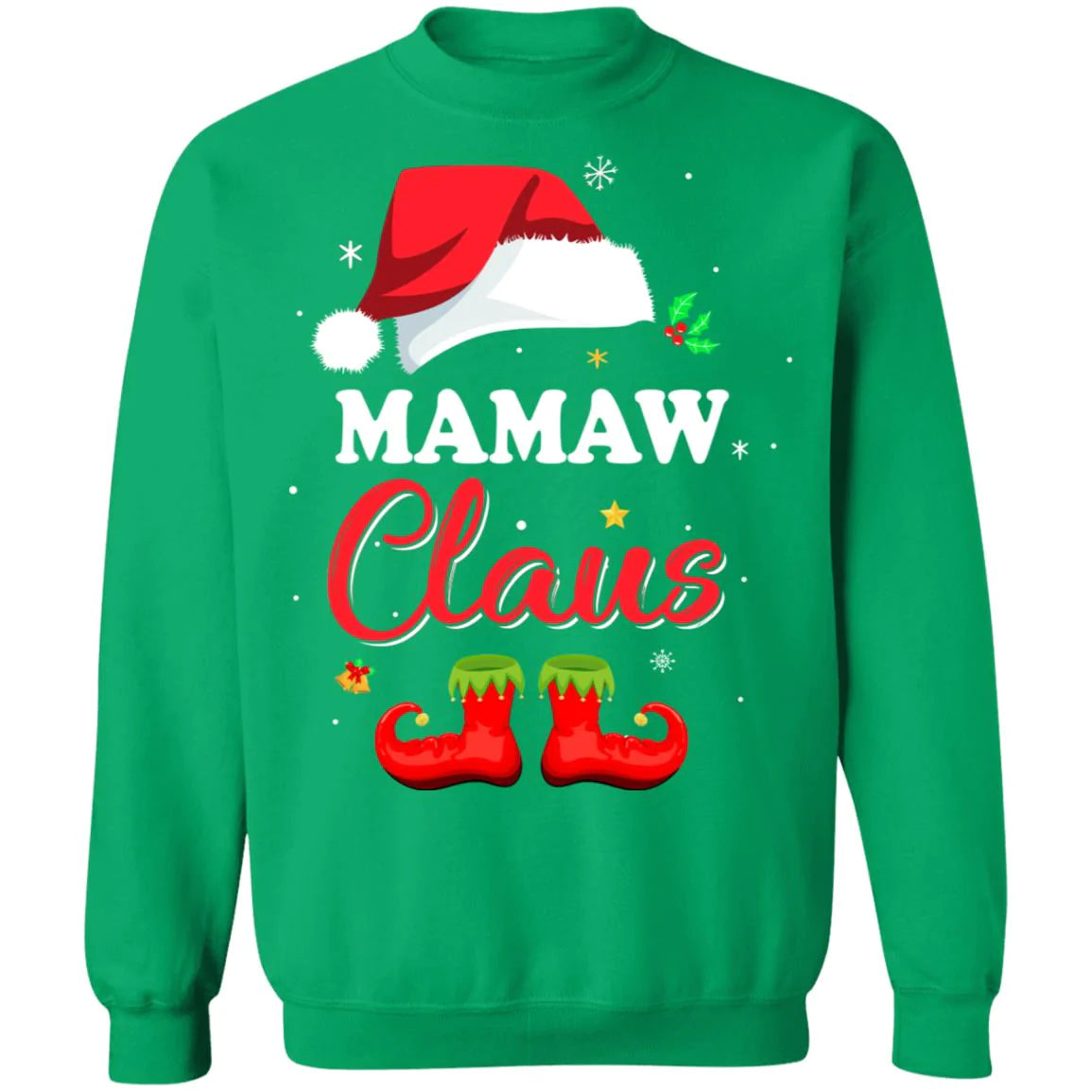 Santa mamaw claus Christmas Sweater - Holiday Gift product image 3
