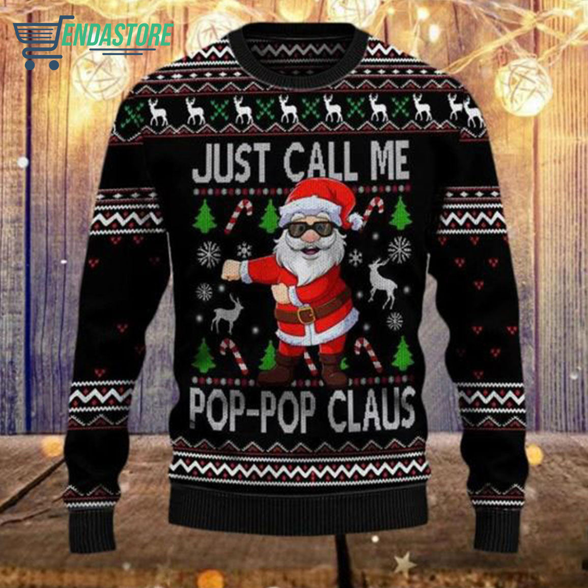 Santa Claws Cat 3D Ugly Christmas Sweater - Holiday Gift product image 5