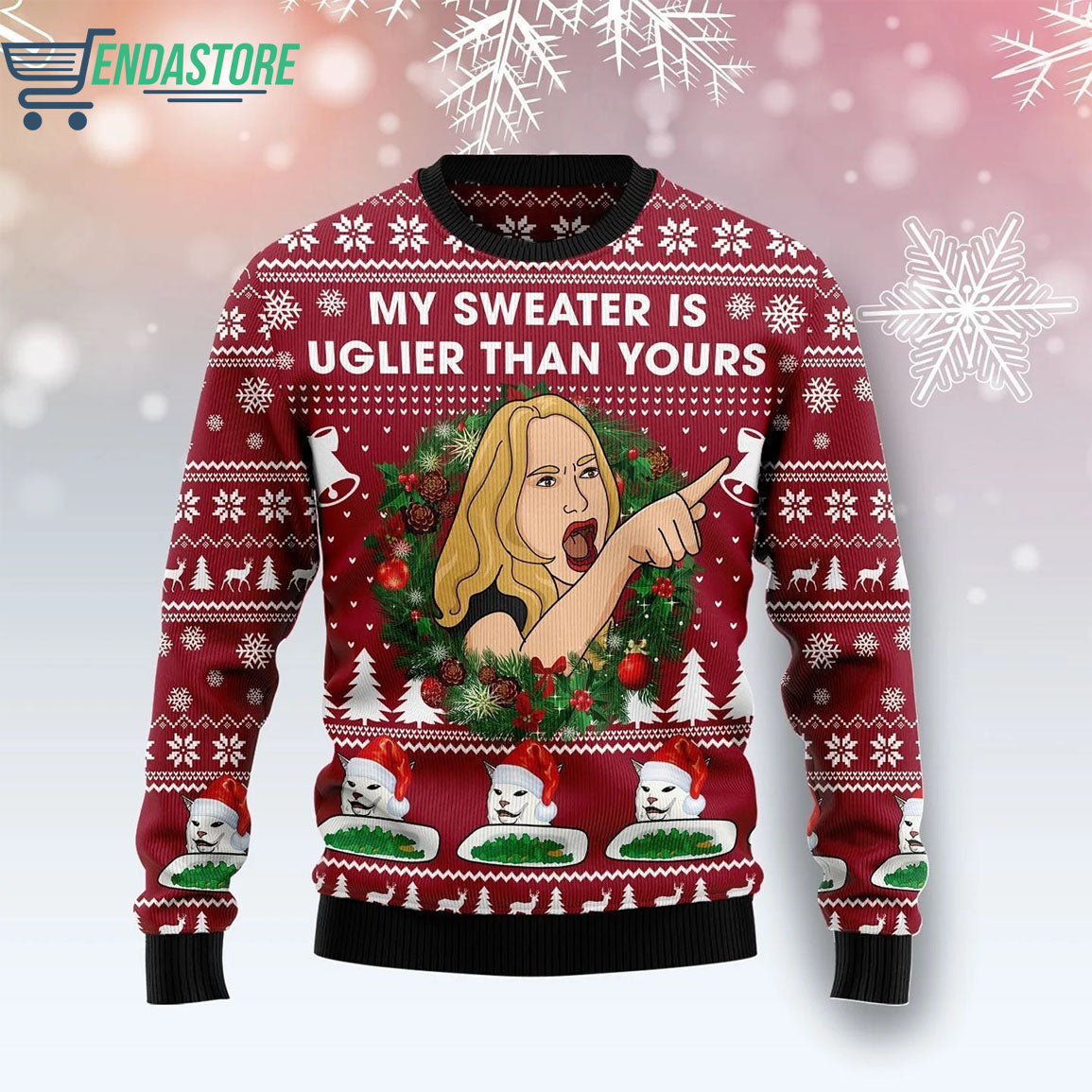 Unicorn Pew Pew Madafakas 3D Ugly Christmas Sweater - Holiday Gift product image 5