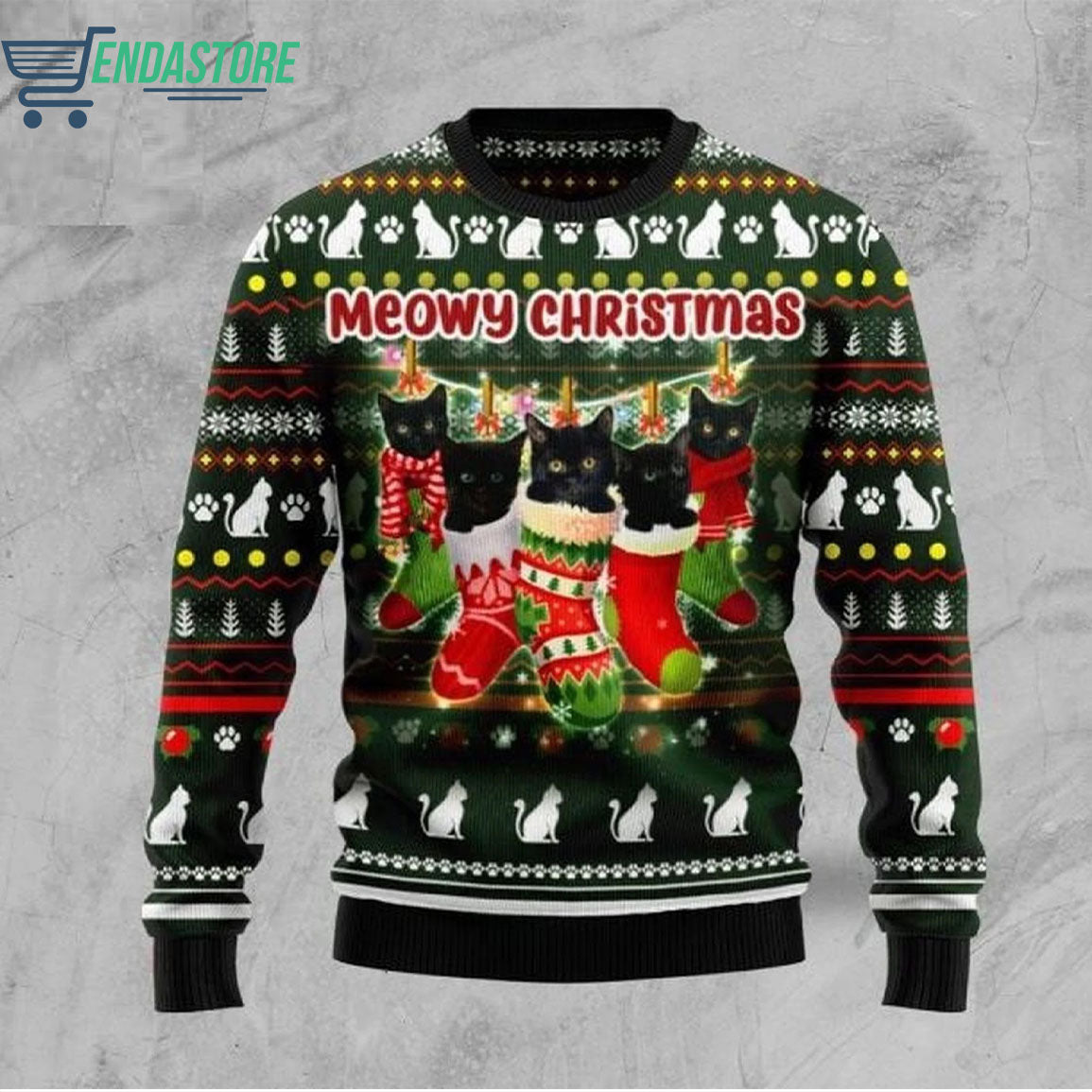 Deer hunting merry 3D Christmas Sweater - Holiday Gift product image 5
