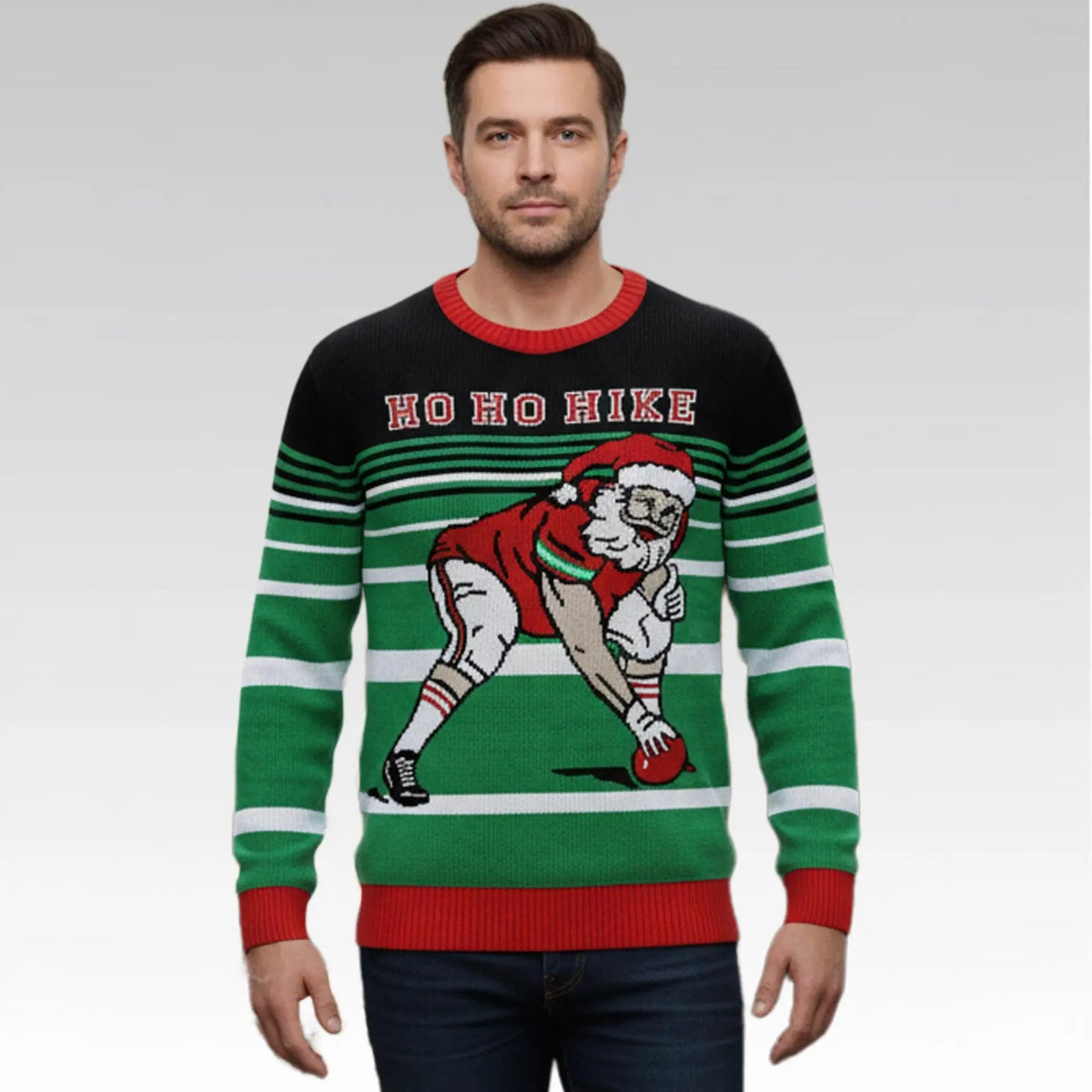 Justin Barron Cowboys Ho Ho Hike Ugly Christmas Sweater - Holiday Gift product image 2