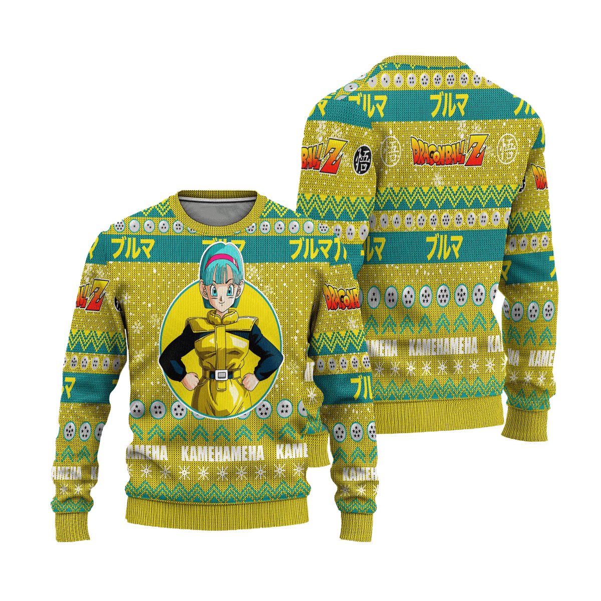 Bulma Anime 3D Ugly Christmas Sweater - Holiday Gift product image 3