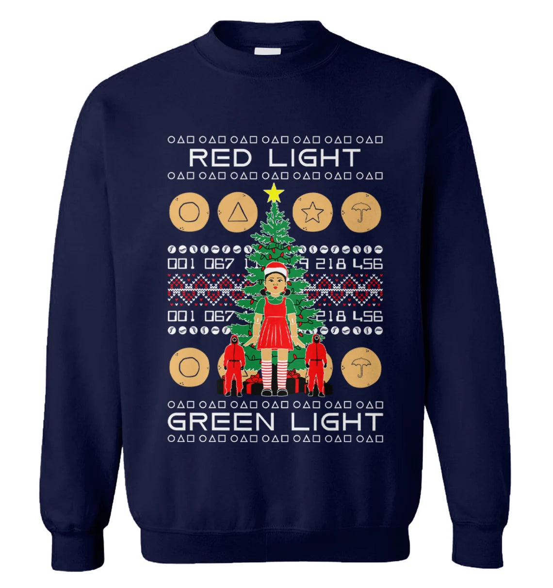 Squid Game red light green light Christmas Sweater - Holiday Gift product image 4