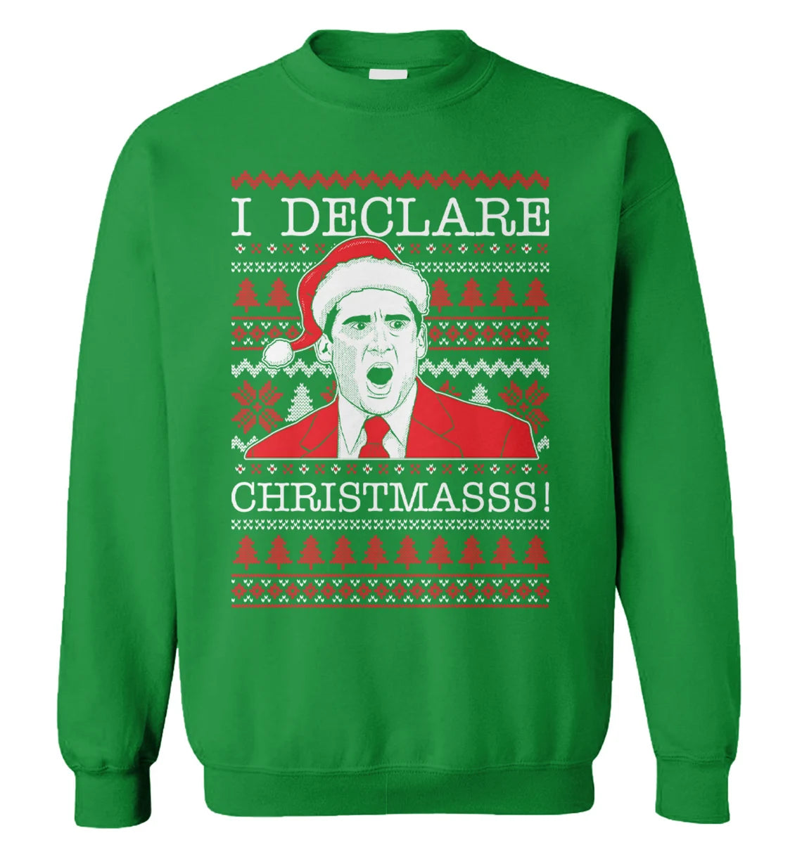 Michael Scott i declare Christmasss Christmas Sweater - Holiday Gift product image 4