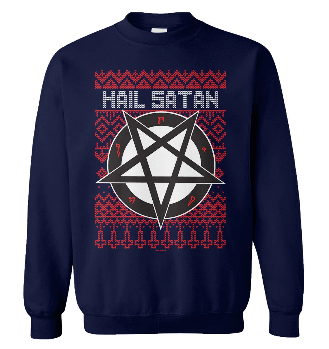 Hail Satan Christmas Sweater - Holiday Gift product image 4