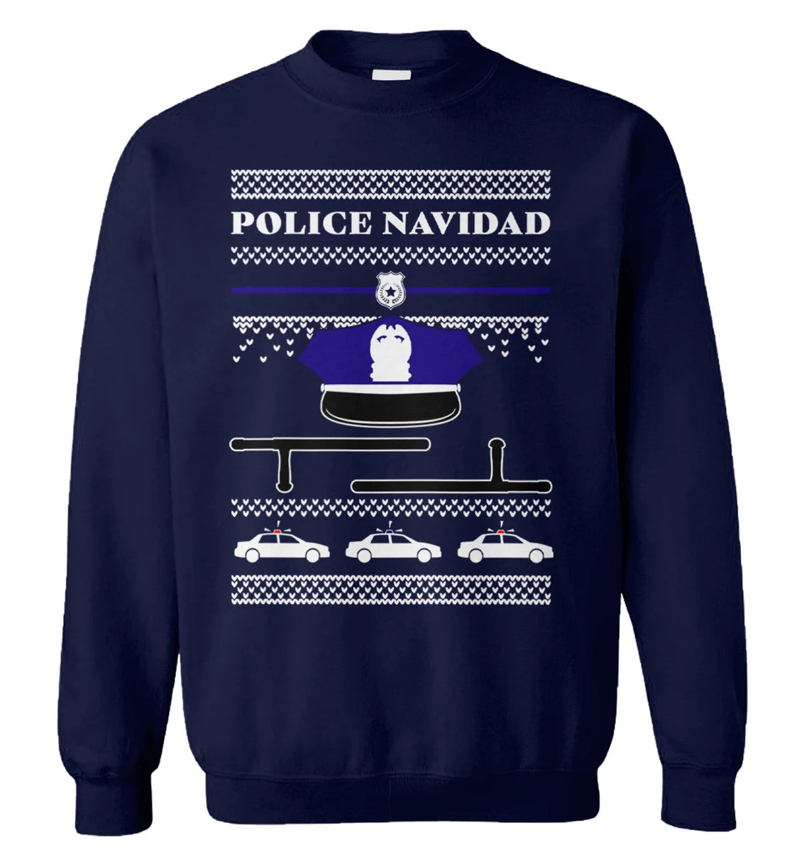 Police Navidad Ugly Christmas Sweater - Holiday Gift product image 4