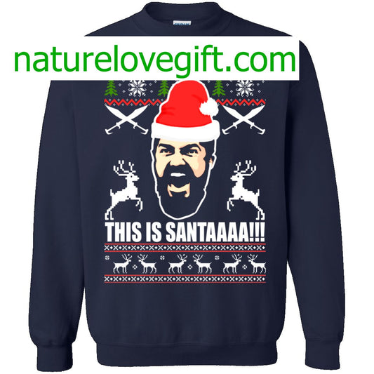 300 Rise Of An Empire – This Is Santaaa Christmas Sweater - Holiday Gift product image 2