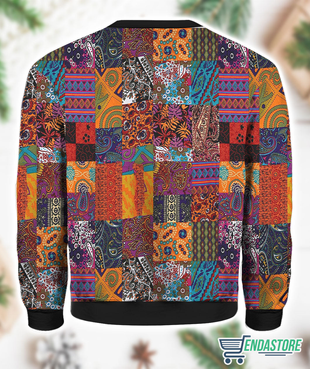 Awesome Patchwork 3D Ugly Christmas Sweater - Holiday Gift product image 4