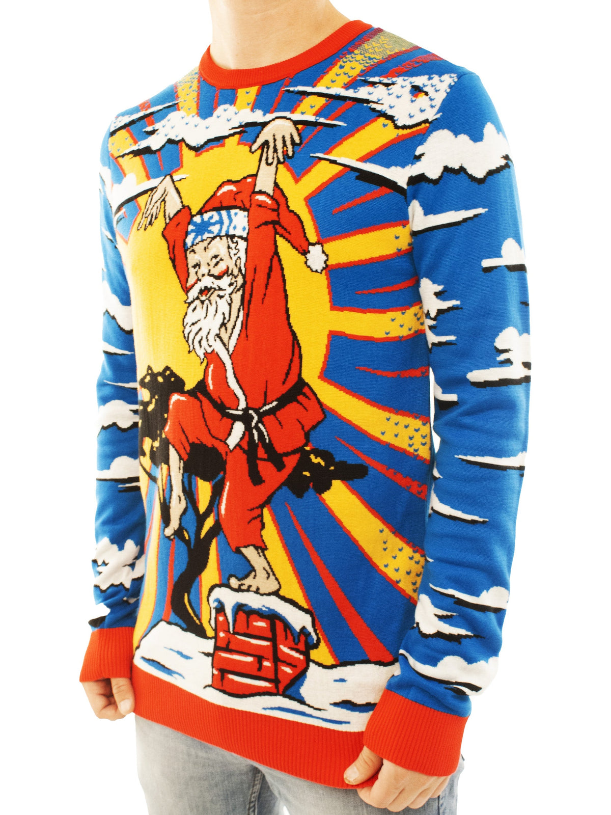 Karate Santa | For Men & Women | Unisex Sizing Ugly Christmas Sweater - Holiday Gift product image 4