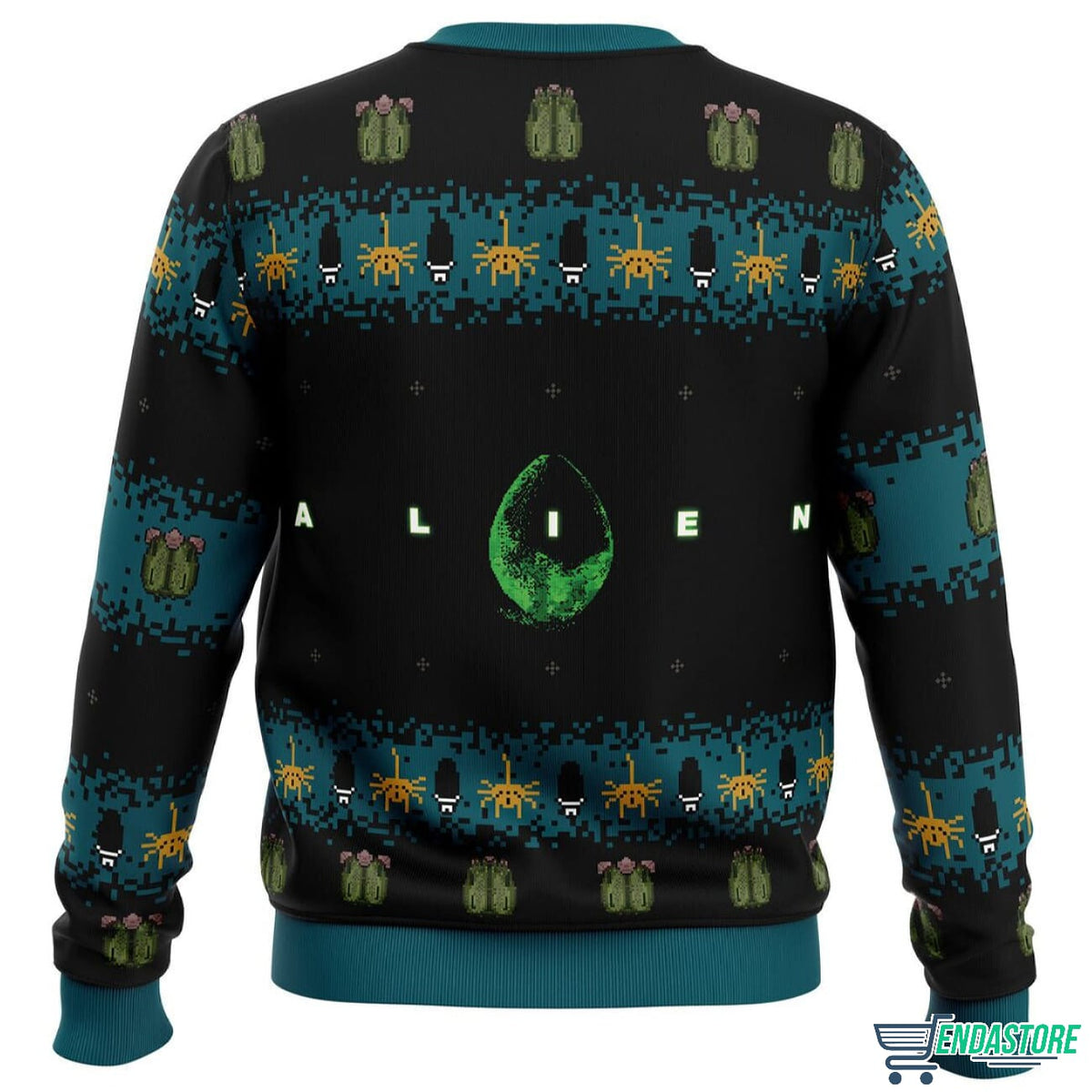 Alien Facehugger 3D Christmas Sweater - Holiday Gift product image 2
