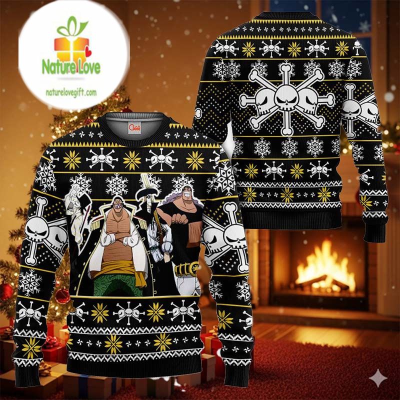 Danganronpa Monokuma Despair Ugly Christmas Sweater - Holiday Gift product image 5
