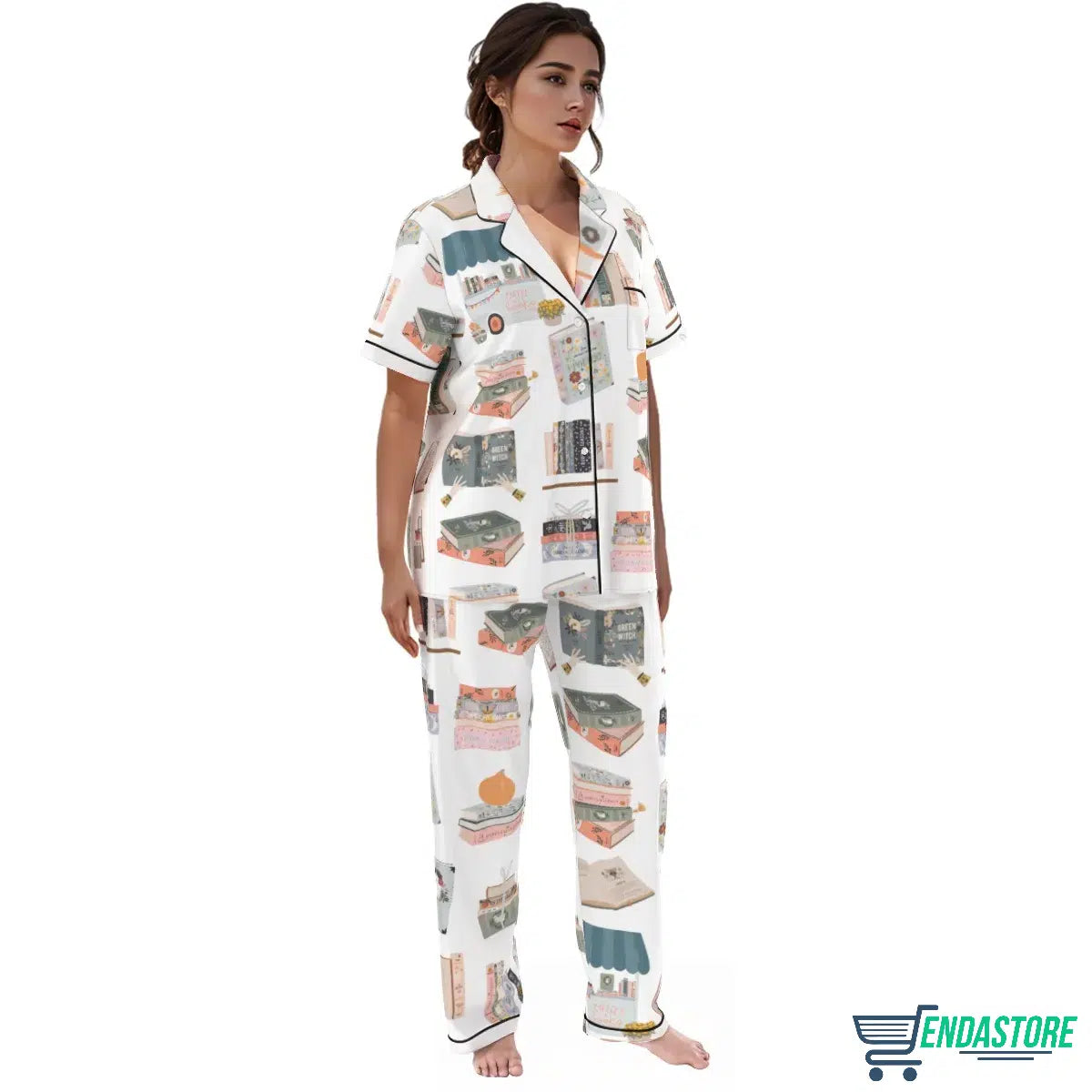 Book Lovers Pajama Set For Women 3D Sweater - Gift Idea product image 4