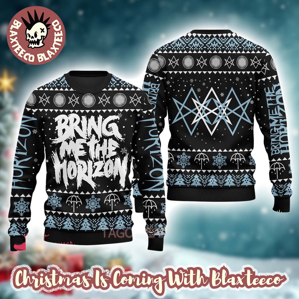 Bring Me The Horizon Big Logo Knitted Ugly Christmas Sweater - Holiday Gift product image