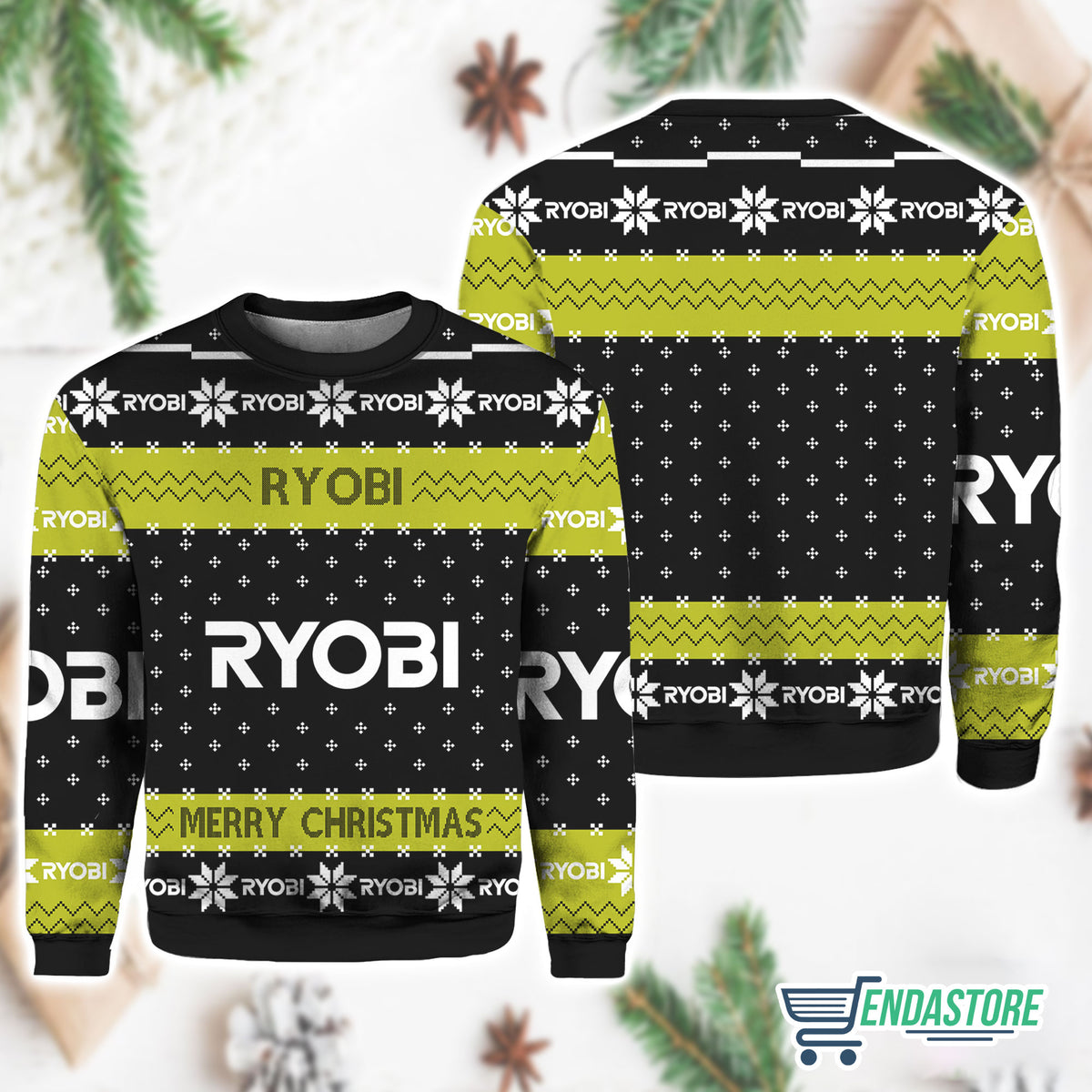 Power Tools Ryobi Merry 3D Ugly Christmas Sweater - Holiday Gift product image 3