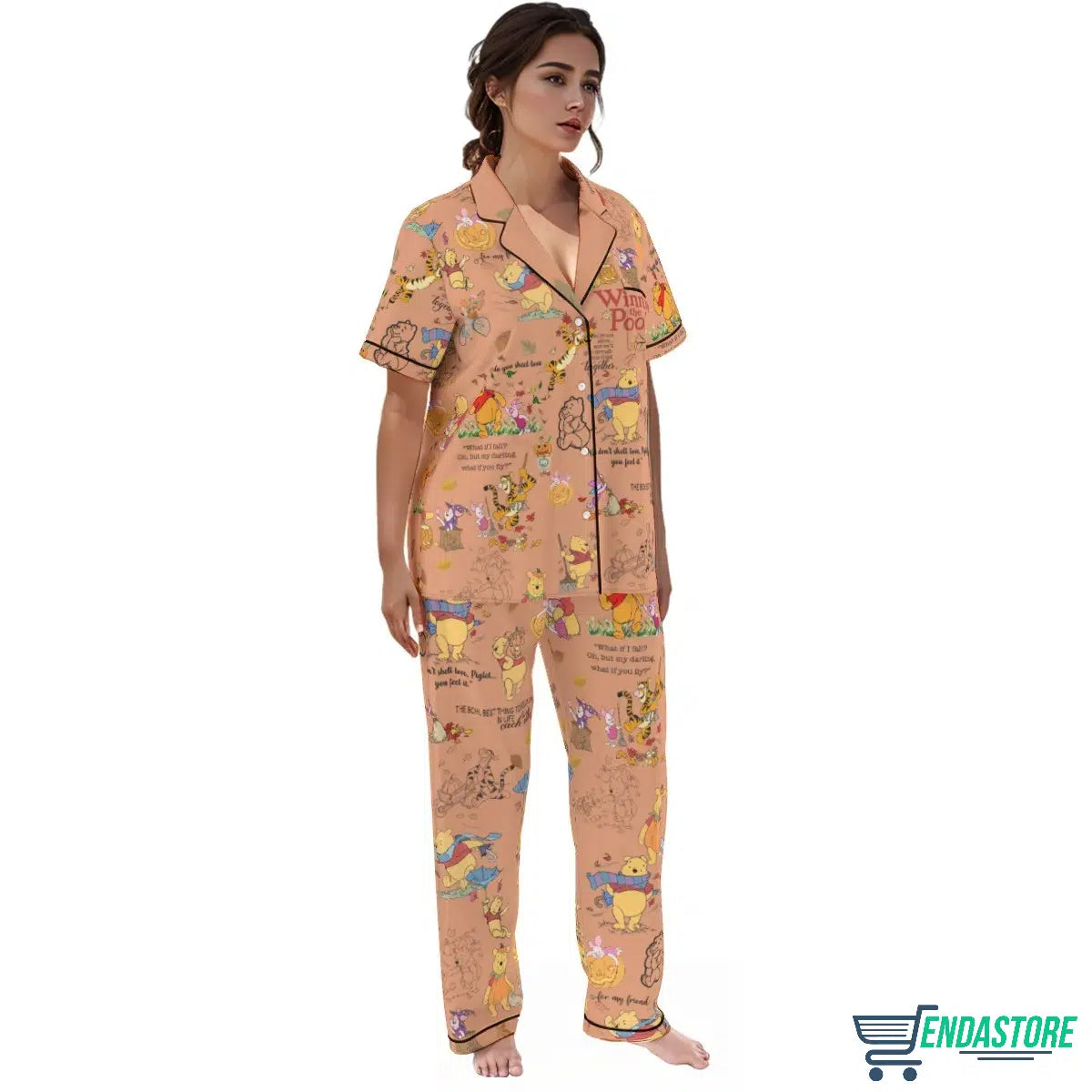 Christmas Winnie The Pooh Pajamas Set 3D Christmas Sweater - Holiday Gift product image 4