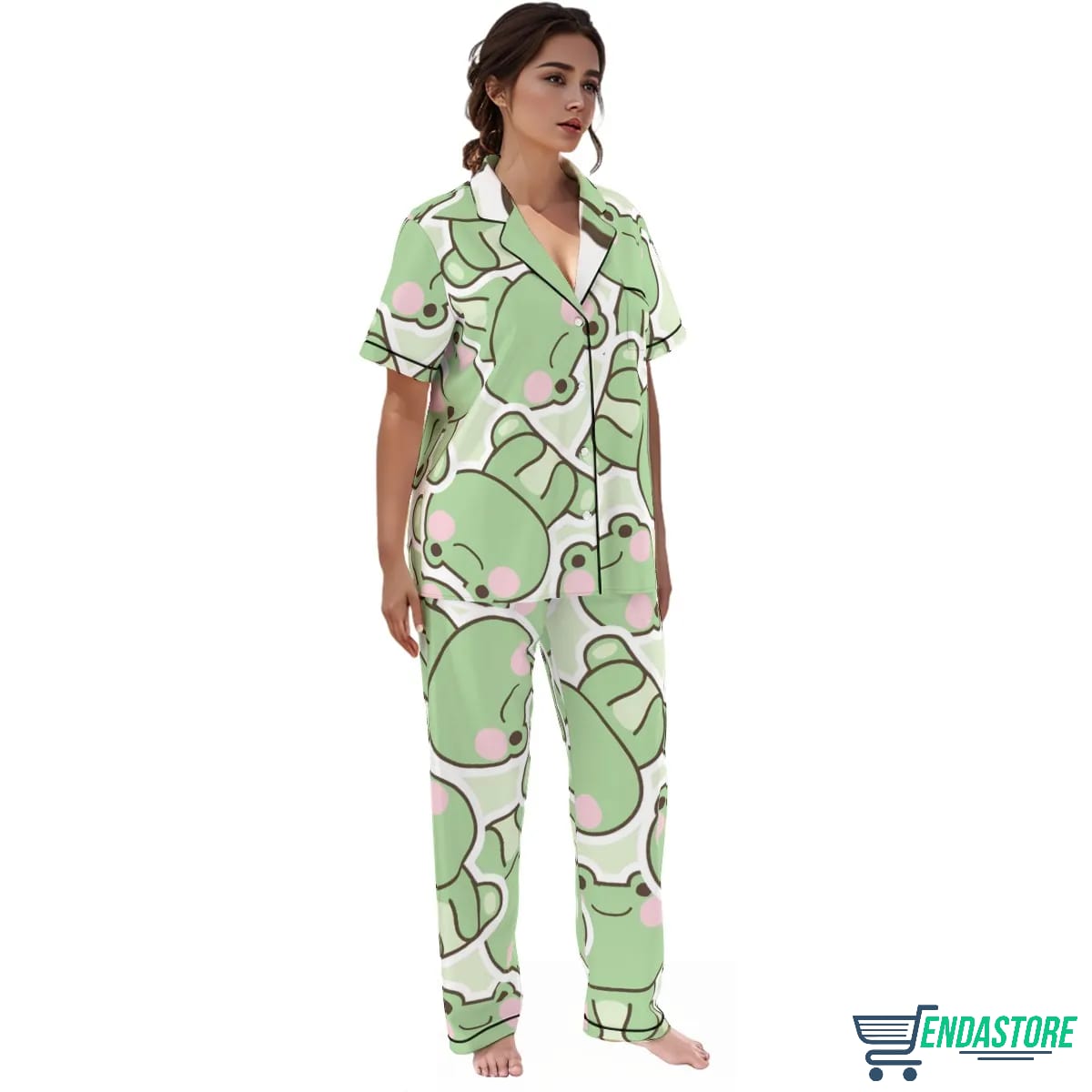 Cute Frog Pajama Set 3D Sweater - Gift Idea product image 4
