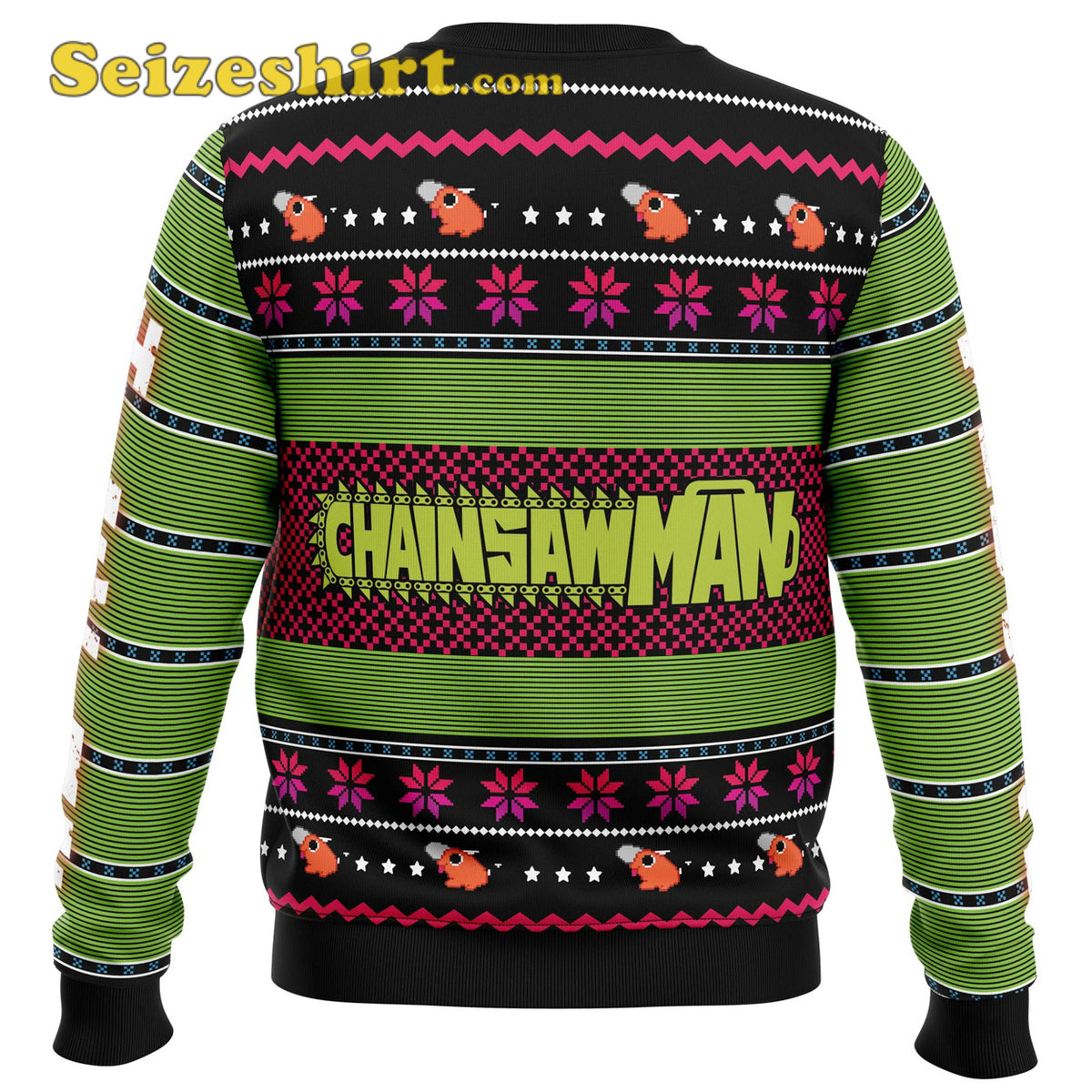 Denji Chainsaw Man Mens Christmas Sweater - Holiday Gift product image 2