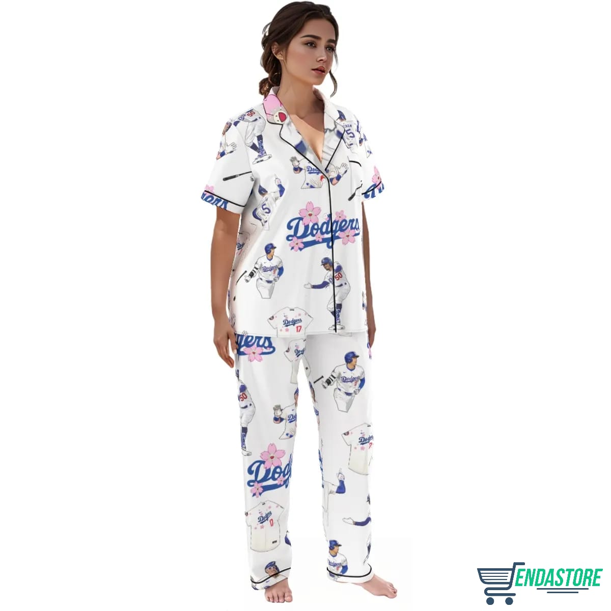 Dodger GrandSlam Print Pajama Set 3D Sweater - Gift Idea product image 4