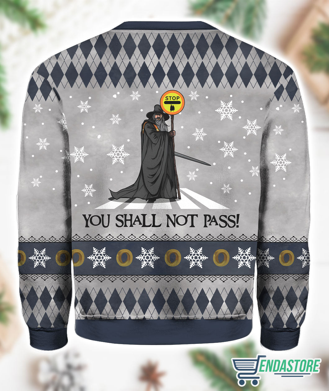 The Lord Of The Rings You Shall Not Pass 3D Ugly Christmas Sweater - Holiday Gift product image 4
