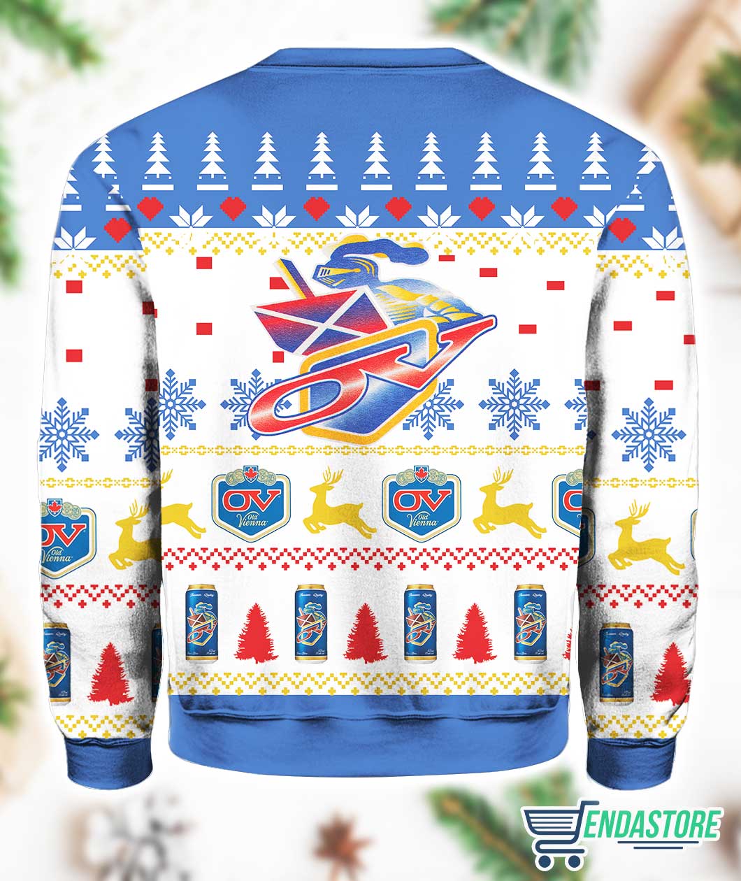 Old Vienna Beer 3D Ugly Christmas Sweater - Gift Idea product image 4