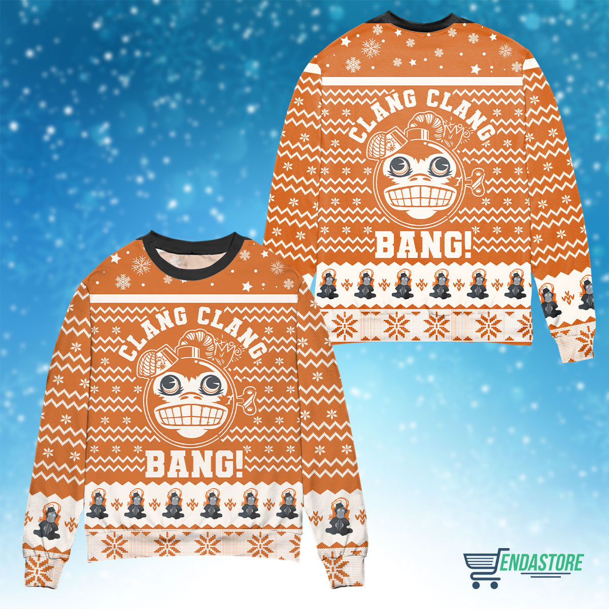 Monkey bomb call of duty 3D Christmas Sweater - Holiday Gift product image 4