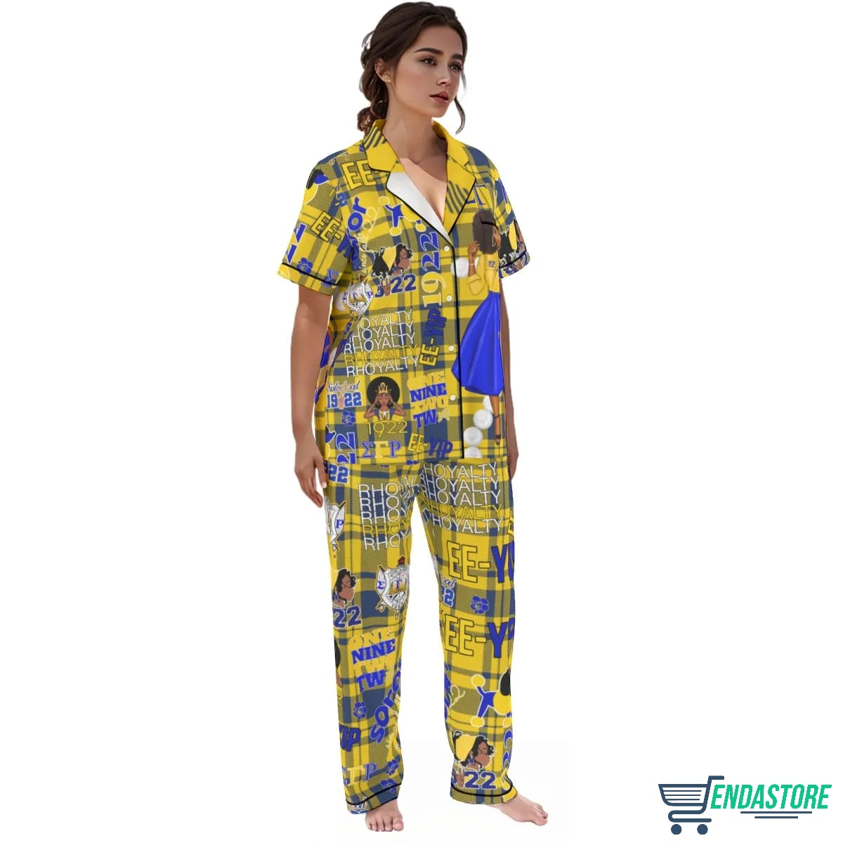Long Sigma Gamma Rho Sisters 1922 Pajama Set 3D Sweater - Gift Idea product image 4