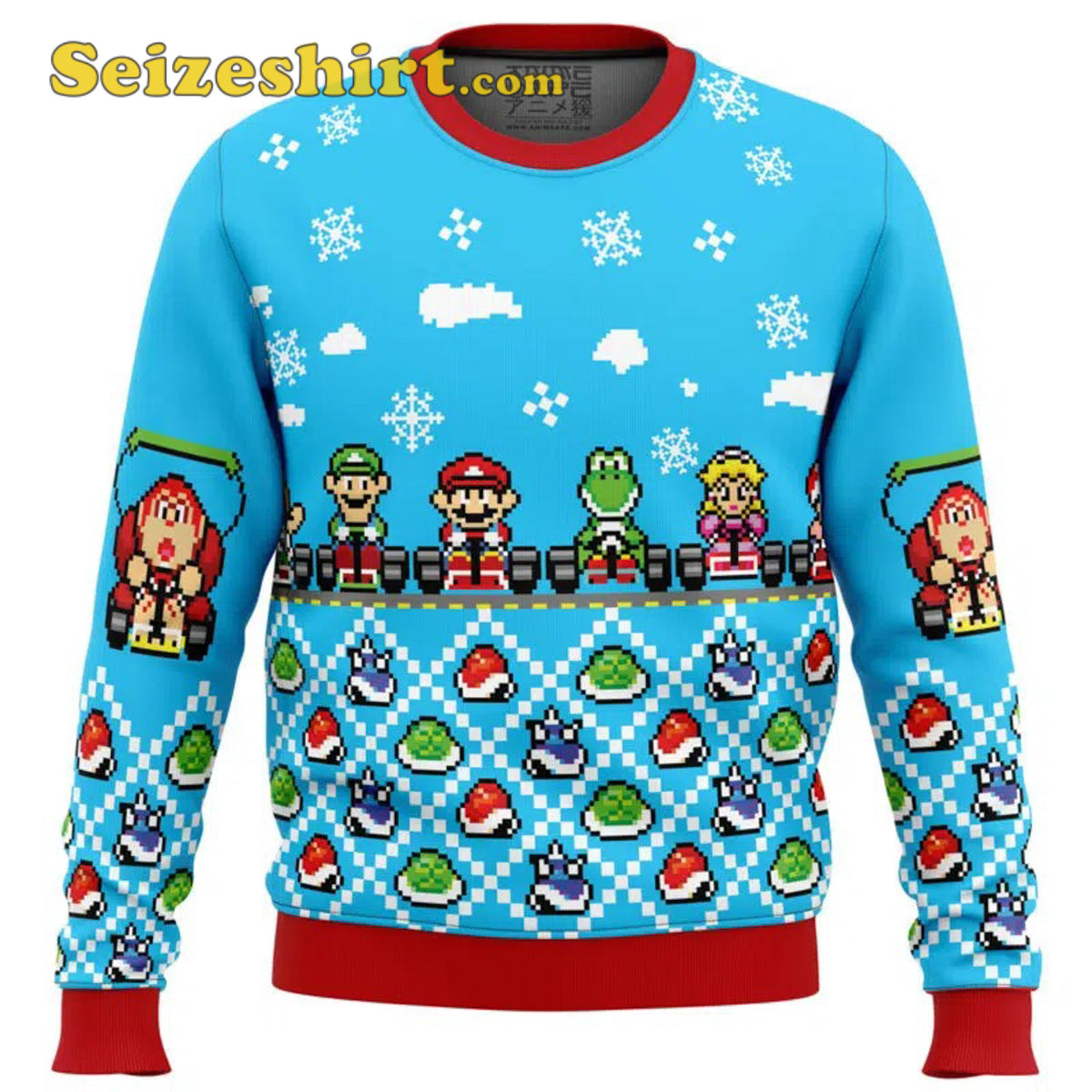 Mario Kart Boys Christmas Sweater - Holiday Gift product image