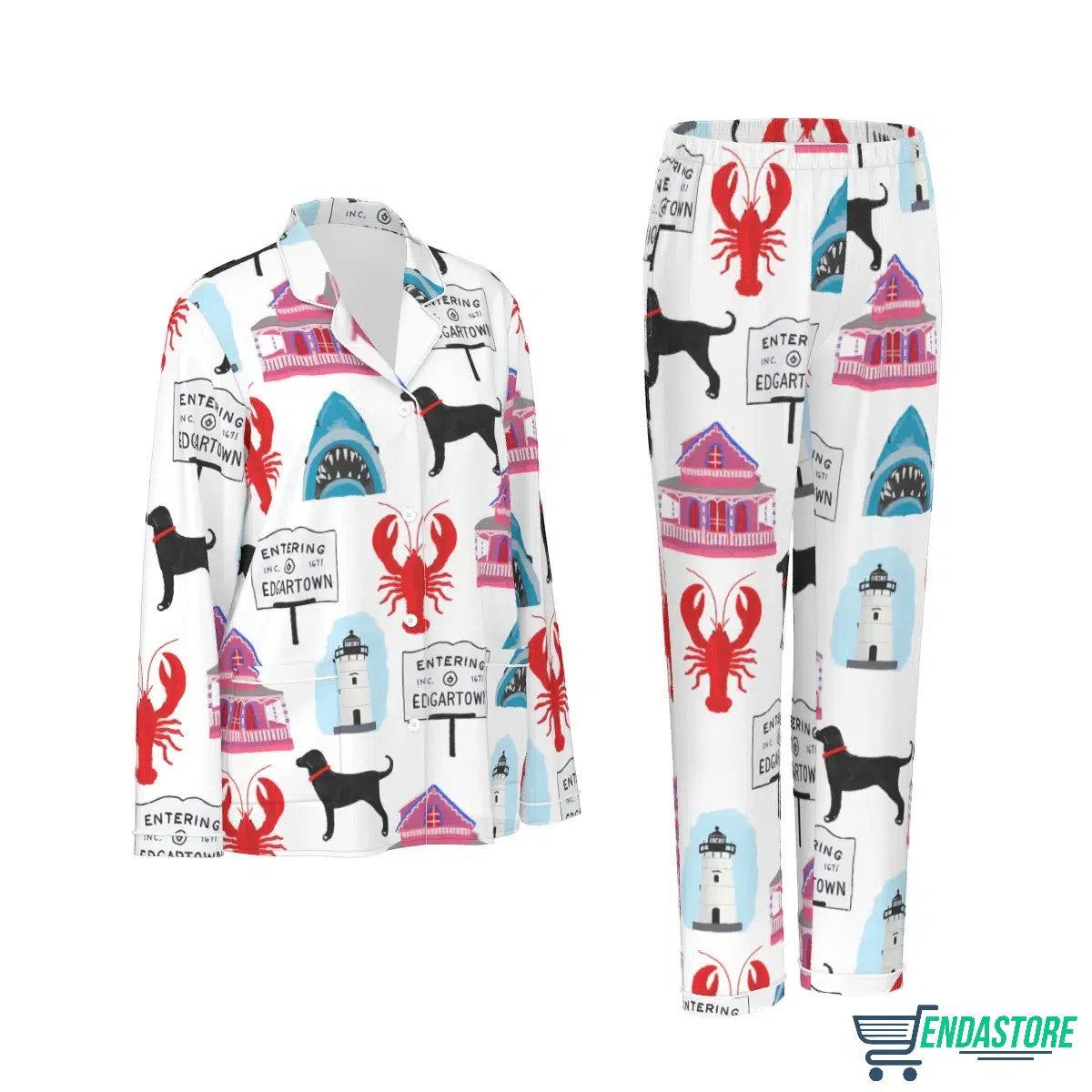 Martha’s Vineyard Pajama Set For Women 3D Sweater - Gift Idea product image 4