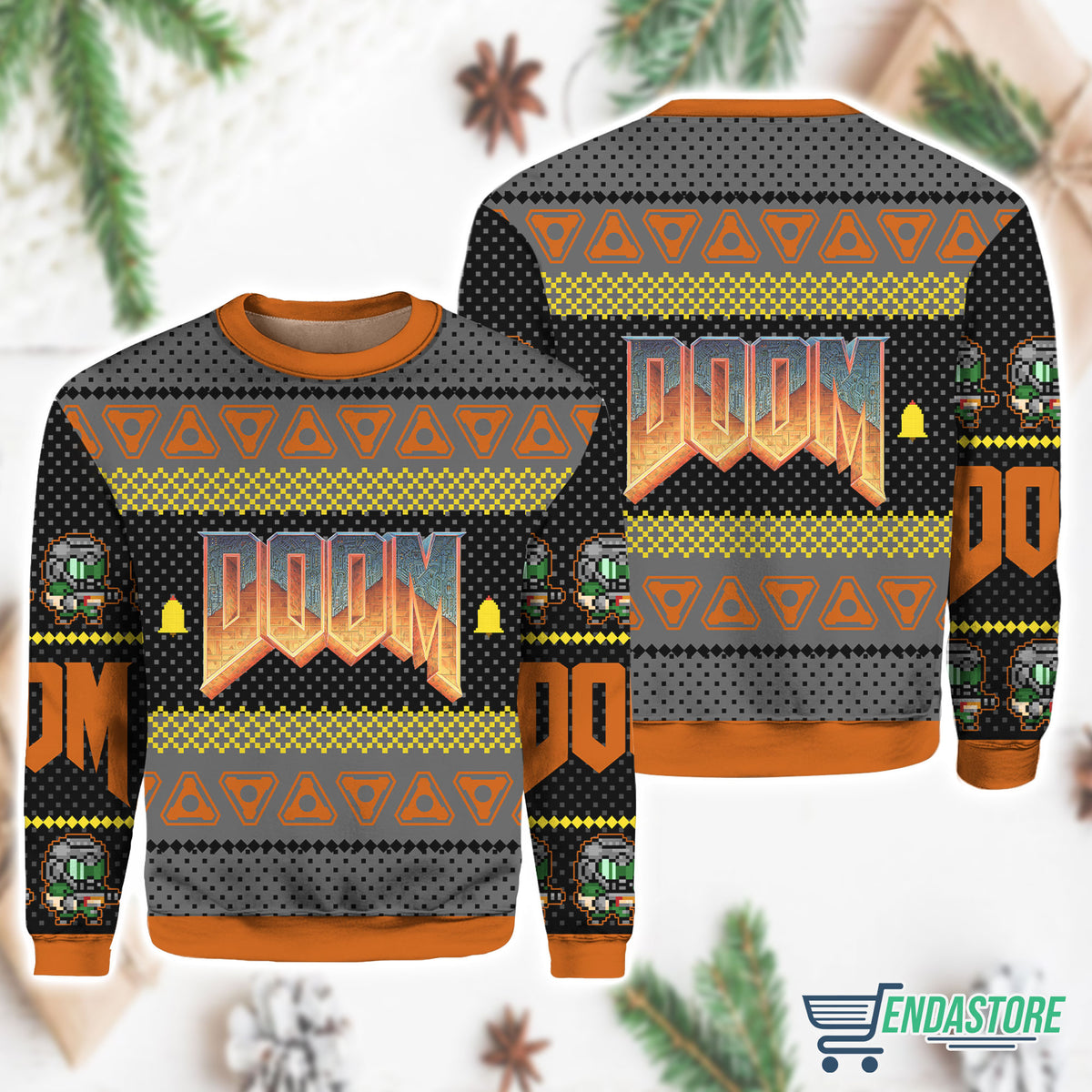 Doom 3D Christmas Sweater - Holiday Gift product image 3