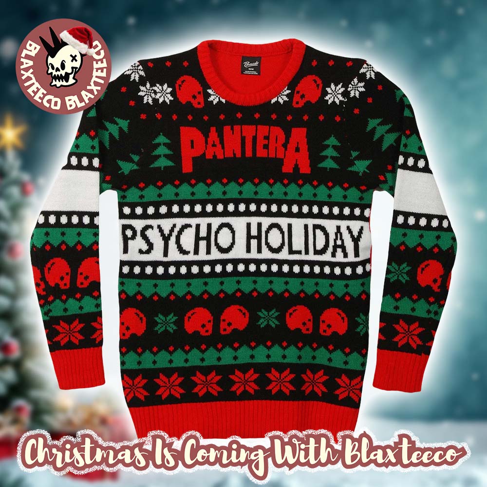 Pantera Psycho Holiday Ugly Christmas Sweater - Holiday Gift product image