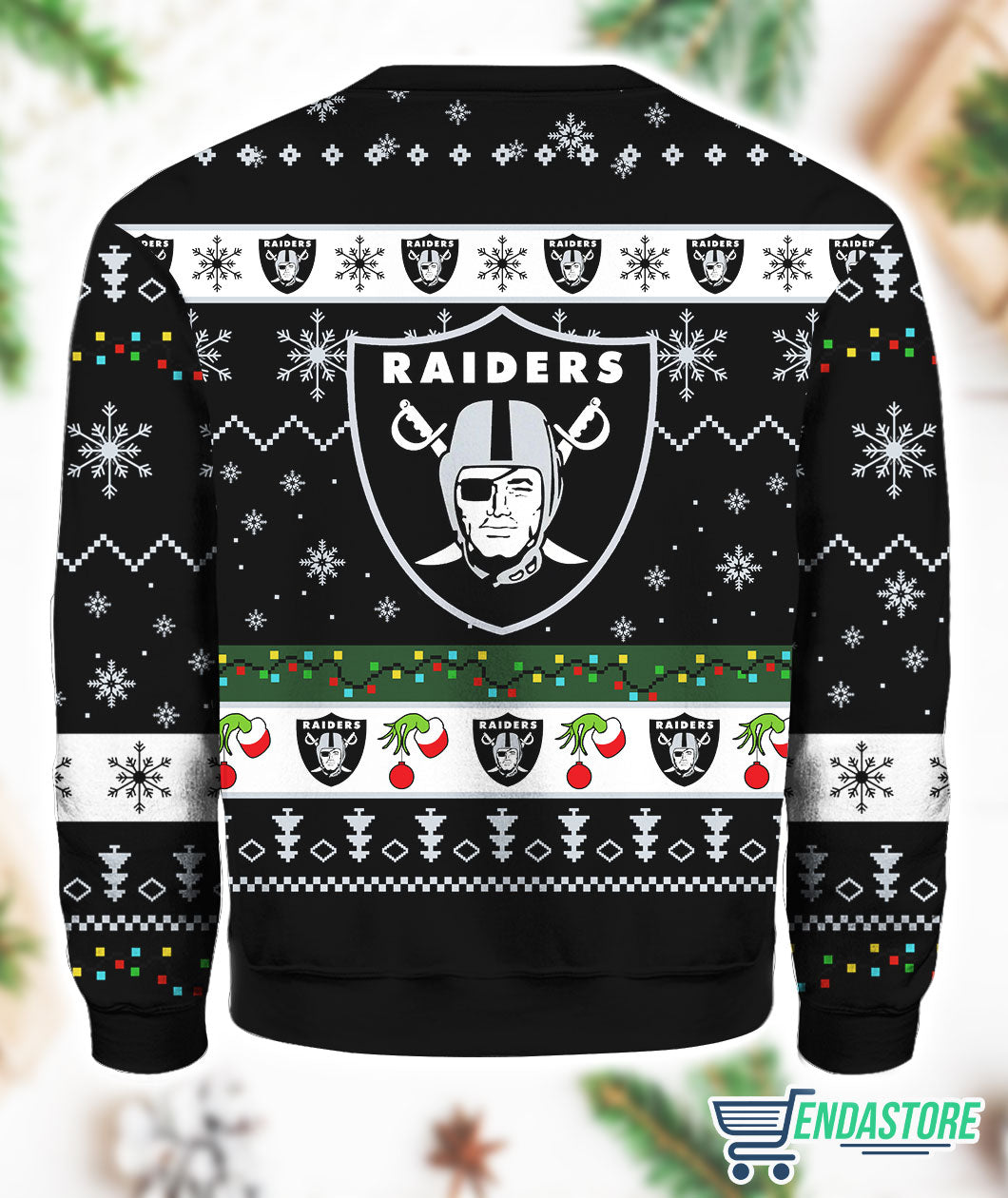 Raider Grnch Hand 3D Ugly Christmas Sweater - Holiday Gift product image 2