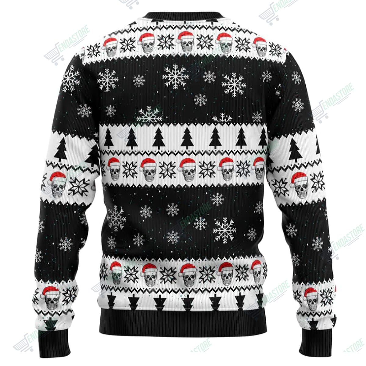 Skull Pine Tree 3D Ugly Christmas Sweater - Holiday Gift product image 2