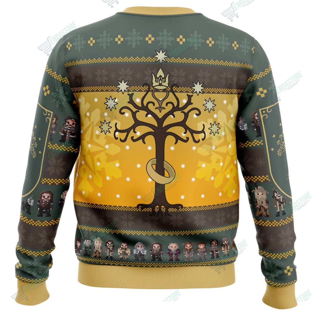 The Lord of the Rings Spend Christmas in Fellowship 3D Ugly Christmas Sweater - Holiday Gift product image 2
