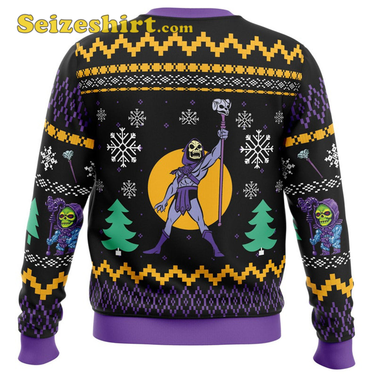 The Power Of , Skeletor Ugly Christmas Sizeshirt Ugly Christmas Sweater - Holiday Gift product image 2