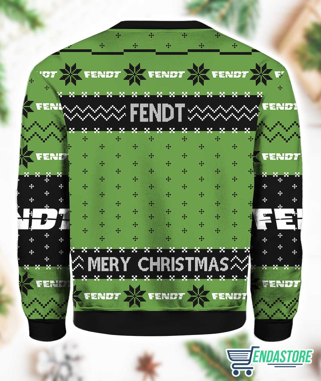 Tractor Fendt 3D Ugly Christmas Sweater - Holiday Gift product image 4
