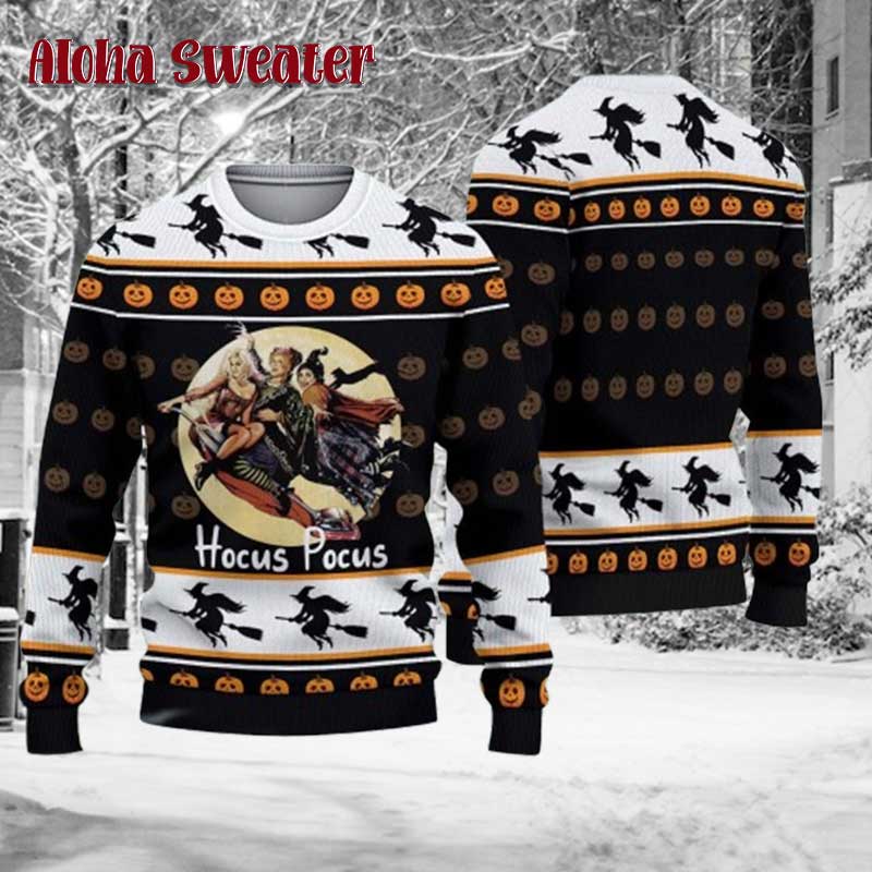 The Magic Castle Hocus Pocus Ugly Christmas Sweater - Holiday Gift product image 5