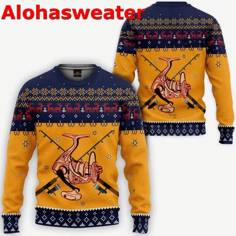 Firefighter made a Christmas tree Christmas Sweater - Holiday Gift product image 5