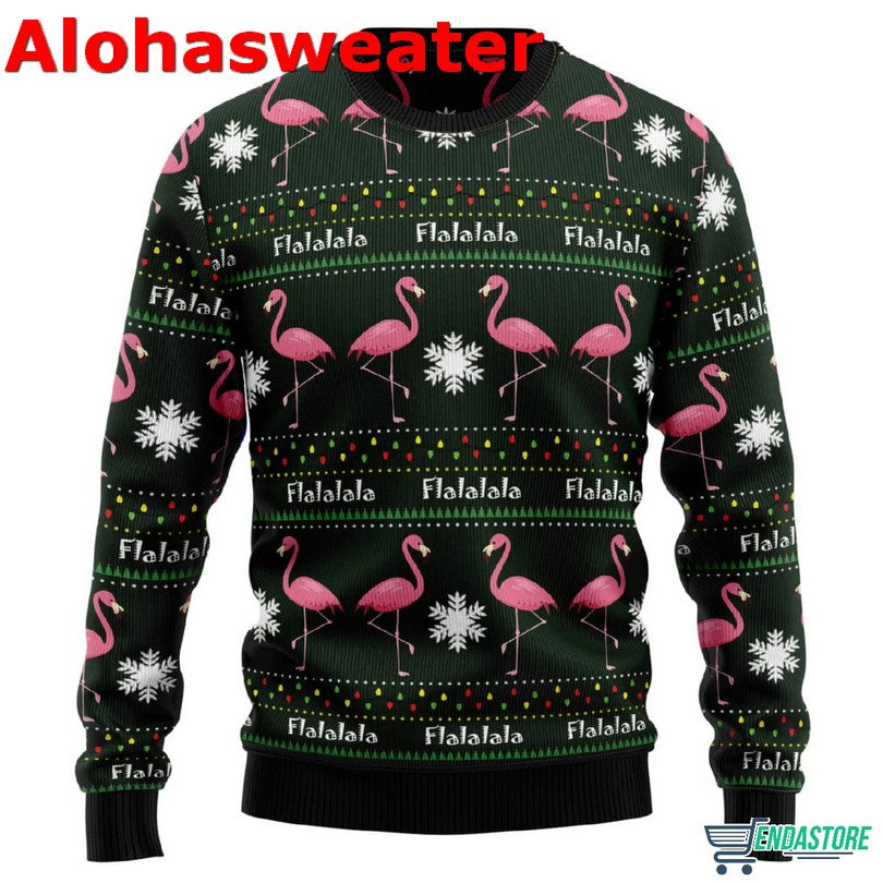 Flamingo be xmas fabulous Christmas Sweater - Holiday Gift product image 5